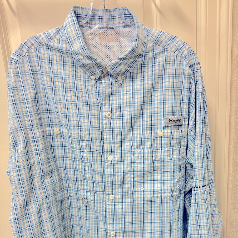 Columbia XL men’s long sleeve PFG Omni-shade shirt